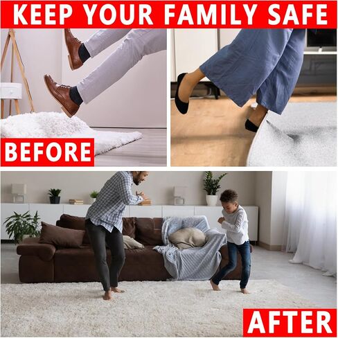 شريط سجاد SWRT بطول 2 بوصة / 12 ياردة مزدوج الجوانب، مقبض شريط سجاد للسجاد، غراء للأشعة فوق البنفسجية أكثر قوة ولا يترك بقايا شريط سجاد عالي التحمل لسجاد المنطقة والأرضيات الصلبة والبلاط والرخام والمزيد in Kuwait