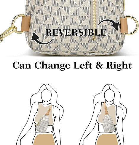 INICAT Crossbody Sling Bags Fanny Packs Purses Chest Bag for Women in Saudi Arabia