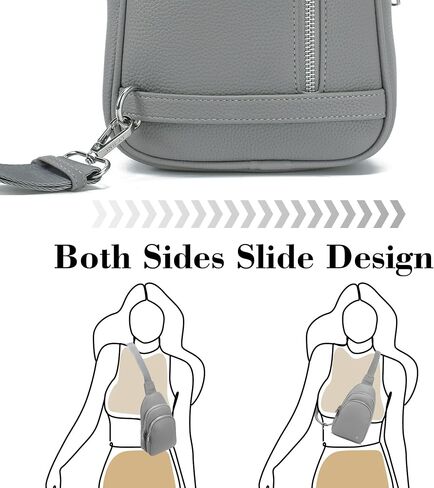 INICAT Crossbody Sling Bags Fanny Packs Purses Chest Bag for Women in Saudi Arabia