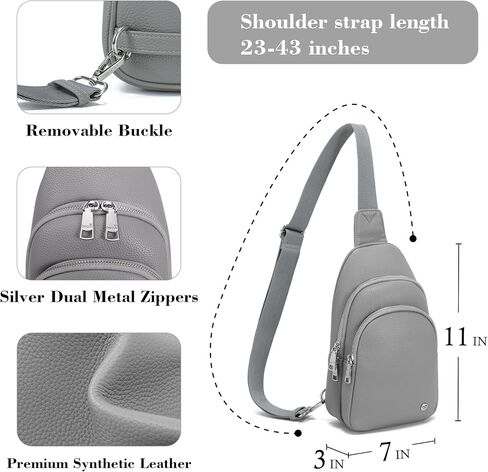 INICAT Crossbody Sling Bags Fanny Packs Purses Chest Bag for Women in Saudi Arabia