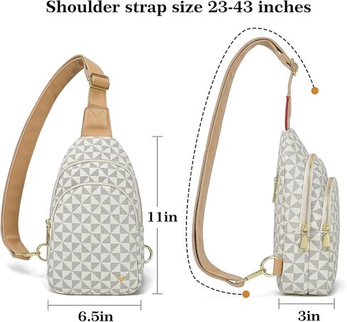 INICAT Crossbody Sling Bags Fanny Packs Purses Chest Bag for Women in Saudi Arabia