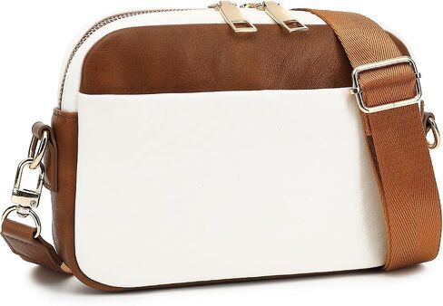 Crossbody Bags for Women Vegan Leather Purses Small Shoulder Handbags with Wide Strap in Saudi Arabia
