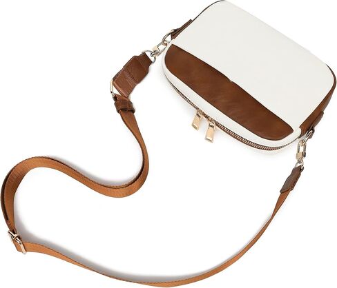 Crossbody Bags for Women Vegan Leather Purses Small Shoulder Handbags with Wide Strap in Saudi Arabia