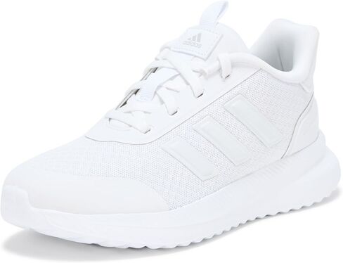 adidas X_PLR Path Sneaker, White/White/Grey, 4.5 US Unisex Big Kid in Saudi Arabia