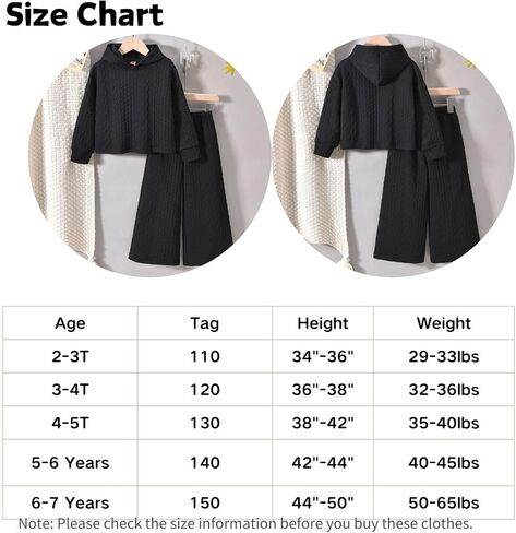 fioukiay Toddler Little Girls Casual Sweatsuit Pullover Hoodie Sweatpants Outfits in Kuwait