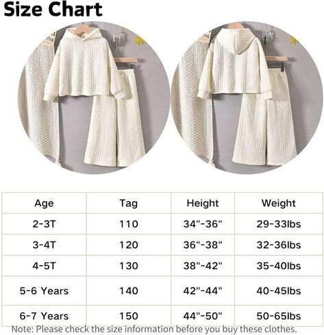 ملابس رياضية كاجوال للفتيات الصغيرات من fioukiay بلوفر وقلنسوة وبنطلون رياضي in Kuwait