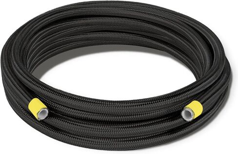 12AN Oil Cooler Hose, 3/4 inch Dia Nylon Braided high Pressure Fuel line Stainless Steel Rubber Hose, for Automotive, Marine Engine Tube Fuel System Hose - (3M/10FT), Black in Kuwait
