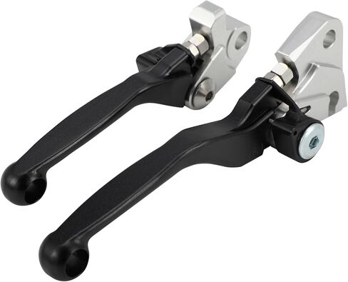 أذرع فرامل قابض الدراجة الترابية القابلة للطي، رافعة قابض مزورة رافعة انفصالية لـ YZ250F 09-24/YZ250 YZ125 15-23/YZ426F YZ450F 09-23/YZ250X 16-23/YZ125X 17-23/YZ250FX 20-23/YZ450FX 19-23-أزرق in Kuwait