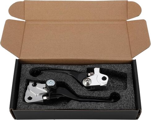 أذرع فرامل قابض الدراجة الترابية القابلة للطي، رافعة قابض مزورة رافعة انفصالية لـ YZ250F 09-24/YZ250 YZ125 15-23/YZ426F YZ450F 09-23/YZ250X 16-23/YZ125X 17-23/YZ250FX 20-23/YZ450FX 19-23-أزرق in Kuwait