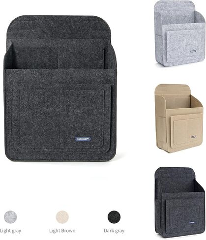 Lucky Sign backpack organiser,bag organiser felt,lightweight pocket organizer, Dark Grey, L in Saudi Arabia