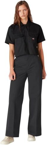 Dickies Womens Regular Fit Wide Leg Work Pants in Saudi Arabia