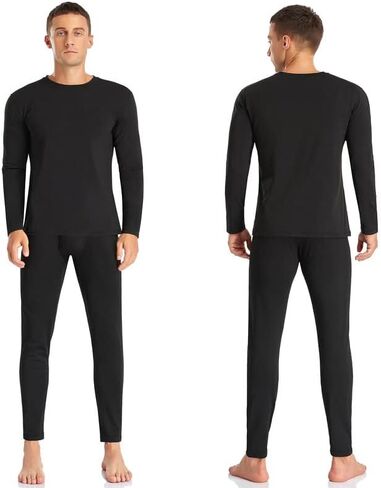 SIMIYA Thermal Underwear Set for Men Long Johns with Fleece Lined in Saudi Arabia