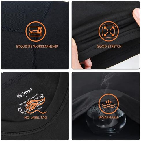SIMIYA Thermal Underwear Set for Men Long Johns with Fleece Lined in Saudi Arabia
