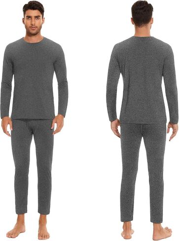 SIMIYA Thermal Underwear Set for Men Long Johns with Fleece Lined in Saudi Arabia