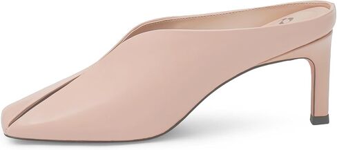 Womens Kitten Heels Square Closed Toe Stiletto Mule Heels Slip on Sandals Comfort Dress Party Pumps in Saudi Arabia