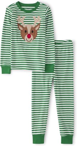 Gymboree Gymmie Long Sleeve and Pant Cotton 2-Piece Pajama Sets, Big Kid, Toddler in Saudi Arabia