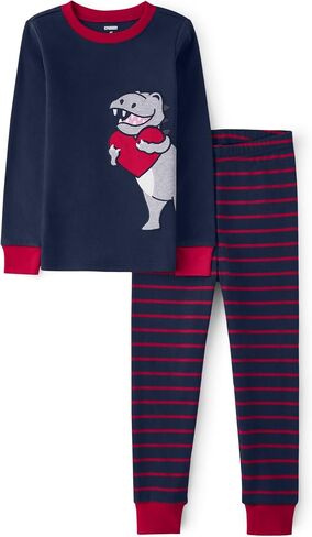 Gymboree Gymmie Long Sleeve and Pant Cotton 2-Piece Pajama Sets, Big Kid, Toddler in Saudi Arabia