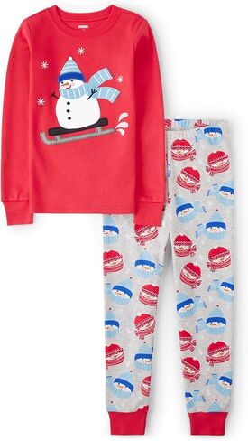 Gymboree Gymmie Long Sleeve and Pant Cotton 2-Piece Pajama Sets, Big Kid, Toddler in Saudi Arabia