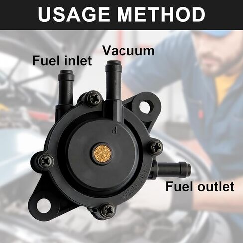 808656 مجموعة مضخة الوقود الفراغية، فلتر وقود الغاز مع المشابك، مضخة الوقود المتوافقة مع Kohler 17HP-25 HP Briggs وStratton John Deere Honda Yamaha Lawn Mower Tractor محرك صغير in Kuwait