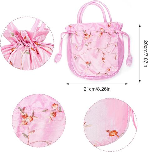 مجموعة أزياء السيدة العجوز مكونة من 9 قطع، نظارات شعر مستعار وإكسسوارات مجوهرات اللؤلؤ وحقيبة يد وأغطية شعر مستعار لحفلات الهالوين التنكرية in Kuwait