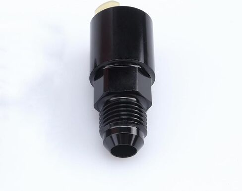 -8 AN ذكر إلى 3/8 "SAE قطع سريع أنثى دفع على EFI الوقود السكك الحديدية المناسب محول الألومنيوم الأسود in Saudi Arabia