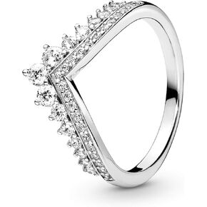 PANDORA Princess Wish,Clear CZ Ring