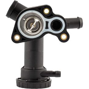 11531486703 Engine Coolant Thermostat & Housing for Mini Cooper 2002 2003 2004 2005 2006 2007 2008 Cooper S 2006 2007, 11537829959 11537596787 11537829960