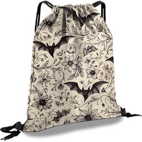 Drawstring Backpack Draw String Sports Bags for Gym Travel Beach Waterproof Cute Sackpack Men Women Aesthetic (13"×17")-Dog