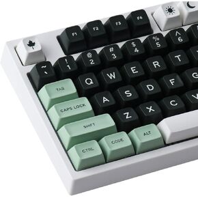 Hyekit Keycaps 171 Keys Top Gun Custom Keycaps Doubleshot ABS Keycap Set SA Profile 6.25u 7u for Cherry Gateron MX Switches Mechanical Keyboard US and UK Layouts