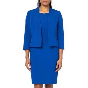 Le Suit Women's Crepe Multi Seam Jacket & Empire Sheath Dress