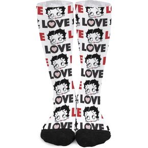 Unisex Games Novelty 3D Printed Socks, High Knee Non-Slip Athletic Funny Socks, Crew Socks, Gifts for Child Adult, 1 Pack,