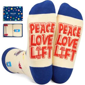 Zmart Artist Gifts for Men Women - Artsy Gifts for Artists, Gym Weight Lifting Weed Socks
