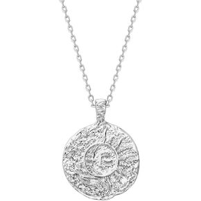 PAVOI 14K Gold Plated Engraved Coin Pendant Necklaces for Women | Byzantine Coin Pendants | Bohemian Necklace