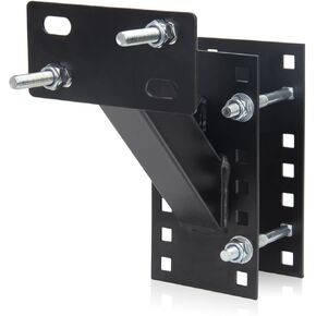Boat Trailer Spare Tire Mount, Steel Spare Tire Carrier Supports up to 150LBS Fit for 4, 5, 6 Lugs Trailer Wheels(4", 4.25", 4.5", 4.75", 5", 5.5" Bolt Patterns)