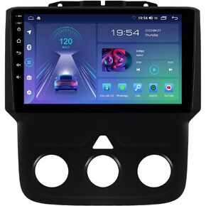 ASURE 9 inch Car Radio Upgrade for Dodge Ram 1500 2500 3500 Pickup 2013-2018 with Manual AC,8Core 4G+64G Android GPS Navigation Dash Unit,Carplay & Android Auto Stereo Receiver,1280x720 HD Touchscreen