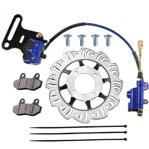 PRO BAT 15mm Rear Brake Caliper Master Cylinder+190mm Brake Disk Rotor+Brake Pad for 70cc 90cc 110cc 125cc 140cc 200cc Racing PIT PRO Dirt BikeS, Golden