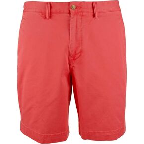 Polo Ralph Lauren Men's Classic Fit Stretch 9" Flat Front Shorts Red 33