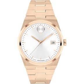Movado Bold Quest Women's Luxury Quartz Watch - Swiss Movement, Stainless Steel Bracelet, Water Resistance 50 Meters (5ATM) - Classic Timepiece - Gift for Her - 35mm
