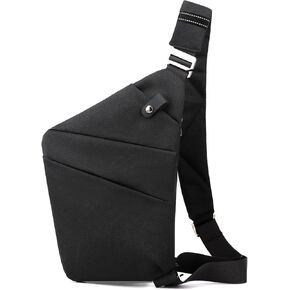 Anti Theft Travel Bag, One Shoulder large Capacity Cross-body Bag Chest Fashion Lightweight Sling Bag for Travel Sports Bag