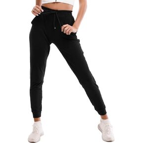 Stanpetix Joggers for Women - Womens Sweatpants with Pockets Running Sport Pants (Capri,Blak,X-Large)