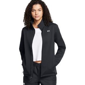 Under Armour Womens ColdGear Infrared Shield 2.0 Soft Shell, (002) Black / / White, Large