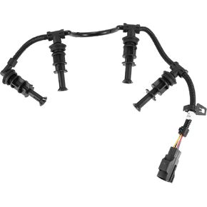 X AUTOHAUX Glow Plug Wiring Harness Right Passenger Side 8C3Z12A690BA for Ford F-250 Super Duty 2008-2010 for Ford F-350 Super Duty 2008-2010