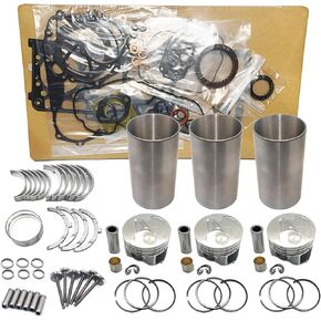D902 Overhaul Rebuild Kit Compatible with Kubota RTV 900 Parts D902 Engine Rebuild Kit BX24 KX41-3 BX2380 BX23S
