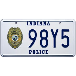Stranger Things | Hopper’s Blazer | Metal Stamped License Plate