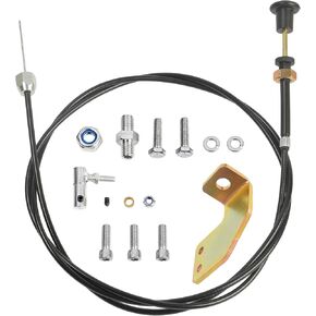 P7100 Manual Fuel Shut Off Solenoid Cable kit Compatible with Dodge Cummins P-pump 12V 4BT 6BT