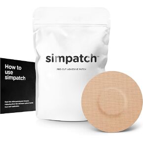 SIMPATCH Universal Adhesive Patch, No Hole (25-Pack) (Beige)