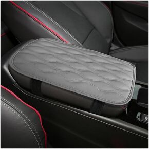 Mandark Car Center Console Pad, Soft Waterproof Leather Automotive Armrest Seat Box Cushion Cover, Comfortable Vehicle Arm Rest Decorative Accessories, Universal for RV, SUV, Truck (Brown)
