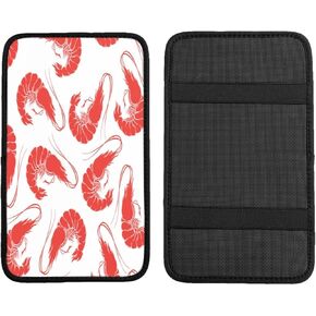 Horror Blood Splatter Car Armrest Storage Box Mat, Car Center Console Cover Accessories Interior for Most Cars