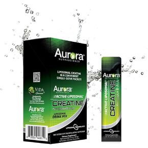Aurora Nutrascience, Active-Liposomal Creatine + GAA & R-ALA (Alpha Lipoic Acid), Supports Exercise Performance & Muscle Growth, 30 Packets