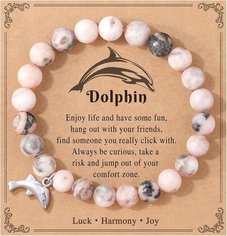 Inspiring Dolphins Bracelet Gifts for Women Valentines Day Birthday Gifts for Her in Saudi Arabia